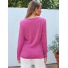 imageAUTOMET Spring Tops Womens Long Sleeve Shirts Workout Plus Size Tees Fall Outfits Clothes 202501rosered