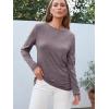 imageAUTOMET Spring Tops Womens Long Sleeve Shirts Workout Plus Size Tees Fall Outfits Clothes 202501rosetaupe