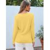 imageAUTOMET Spring Tops Womens Long Sleeve Shirts Workout Plus Size Tees Fall Outfits Clothes 202501yellow