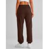 imageAUTOMET Womens Cinch Bottom Sweatpants Athletic Joggers Lounge Pants with PocketsBrown