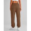 imageAUTOMET Womens Cinch Bottom Sweatpants Athletic Joggers Lounge Pants with PocketsCoffee