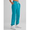 imageAUTOMET Womens Cinch Bottom Sweatpants Athletic Joggers Lounge Pants with PocketsCyan