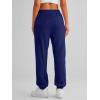 imageAUTOMET Womens Cinch Bottom Sweatpants Athletic Joggers Lounge Pants with PocketsDark Blue