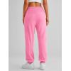 imageAUTOMET Womens Cinch Bottom Sweatpants Athletic Joggers Lounge Pants with PocketsLight Pink