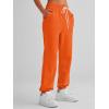 imageAUTOMET Womens Cinch Bottom Sweatpants Athletic Joggers Lounge Pants with PocketsOrange