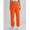 imageAUTOMET Womens Cinch Bottom Sweatpants Athletic Joggers Lounge Pants with PocketsOrange