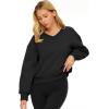 imageAUTOMET Womens Cropped Sweatshirts Pullover Fleece Crop Sweaters Fall Fashion Outfits Clothes 2025Black
