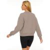 imageAUTOMET Womens Cropped Sweatshirts Pullover Fleece Crop Sweaters Fall Fashion Outfits Clothes 2025Coffee Grey