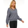imageAUTOMET Womens Cropped Sweatshirts Pullover Fleece Crop Sweaters Fall Fashion Outfits Clothes 2025Deep Grey