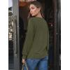 imageAUTOMET Womens Fall Fashion Long Sleeve Shirts Dressy Casual Pleated Basic Trendy Tops Winter Clothes 2025Army Green