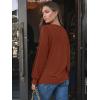 imageAUTOMET Womens Fall Fashion Long Sleeve Shirts Dressy Casual Pleated Basic Trendy Tops Winter Clothes 2025Caramel