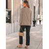 imageAUTOMET Womens Fall Fashion Long Sleeve Shirts Dressy Casual Pleated Basic Trendy Tops Winter Clothes 2025Khaki