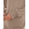 imageAUTOMET Womens Fall Fashion Long Sleeve Shirts Dressy Casual Pleated Basic Trendy Tops Winter Clothes 2025Khaki