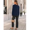 imageAUTOMET Womens Fall Fashion Long Sleeve Shirts Dressy Casual Pleated Basic Trendy Tops Winter Clothes 2025Navy