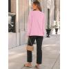 imageAUTOMET Womens Fall Fashion Long Sleeve Shirts Dressy Casual Pleated Basic Trendy Tops Winter Clothes 2025Pink
