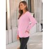 imageAUTOMET Womens Fall Fashion Long Sleeve Shirts Dressy Casual Pleated Basic Trendy Tops Winter Clothes 2025Pink
