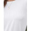 imageAUTOMET Womens Fall Fashion Long Sleeve Shirts Dressy Casual Pleated Basic Trendy Tops Winter Clothes 2025White