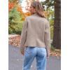 imageAUTOMET Womens Faux Leather Jackets Suede Fall Fashion 2025 Outfits Winter Clothes Open Front Cropped Coat OutwearApricot