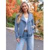 imageAUTOMET Womens Faux Leather Jackets Suede Fall Fashion 2025 Outfits Winter Clothes Open Front Cropped Coat OutwearBlue