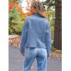 imageAUTOMET Womens Faux Leather Jackets Suede Fall Fashion 2025 Outfits Winter Clothes Open Front Cropped Coat OutwearBlue