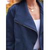 imageAUTOMET Womens Faux Leather Jackets Suede Fall Fashion 2025 Outfits Winter Clothes Open Front Cropped Coat OutwearNavy