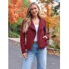imageAUTOMET Womens Faux Leather Jackets Suede Fall Fashion 2025 Outfits Winter Clothes Open Front Cropped Coat OutwearWinered