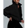 imageAUTOMET Womens Fleece Jackets Zip Up Oversized Sweatshirts Winter Clothes Long Sleeve Crop Sherpa Fall Outfits FashionBlack