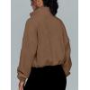 imageAUTOMET Womens Fleece Jackets Zip Up Oversized Sweatshirts Winter Clothes Long Sleeve Crop Sherpa Fall Outfits FashionCoffee
