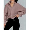 imageAUTOMET Womens Fleece Jackets Zip Up Oversized Sweatshirts Winter Clothes Long Sleeve Crop Sherpa Fall Outfits FashionCoffeegrey