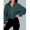 imageAUTOMET Womens Fleece Jackets Zip Up Oversized Sweatshirts Winter Clothes Long Sleeve Crop Sherpa Fall Outfits FashionGreen