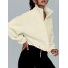 imageAUTOMET Womens Fleece Jackets Zip Up Oversized Sweatshirts Winter Clothes Long Sleeve Crop Sherpa Fall Outfits FashionIvory