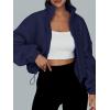 imageAUTOMET Womens Fleece Jackets Zip Up Oversized Sweatshirts Winter Clothes Long Sleeve Crop Sherpa Fall Outfits FashionNavy