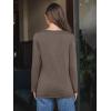 imageAUTOMET Womens Long Sleeve Shirts Pleated Crew Neck Casual Fall Fashion Tops Loose Fit Lightweight Girls Outfits ClothesCoffeegrey