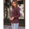 imageAUTOMET Womens Long Sleeve Shirts Pleated Crew Neck Casual Fall Fashion Tops Loose Fit Lightweight Girls Outfits ClothesWinered