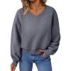 imageAUTOMET Womens Cropped Sweatshirts Pullover Fleece Crop Sweaters Fall Fashion Outfits Clothes 2025Deep Grey