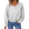 imageAUTOMET Womens Cropped Sweatshirts Pullover Fleece Crop Sweaters Fall Fashion Outfits Clothes 2025Grey