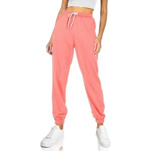 imageAUTOMET Womens Cinch Bottom Sweatpants Athletic Joggers Lounge Pants with PocketsPink