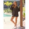 imageAUTOMET 2 Piece Sets For Women Lounge Wear Matching Two Piece Pajama Fashion Oversized Shirts And Shorts Spring Outfit 202501brown