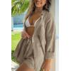 imageAUTOMET 2 Piece Sets For Women Lounge Wear Matching Two Piece Pajama Fashion Oversized Shirts And Shorts Spring Outfit 202501coffeegrey