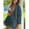 imageAUTOMET 2 Piece Sets For Women Lounge Wear Matching Two Piece Pajama Fashion Oversized Shirts And Shorts Spring Outfit 202501greyblue