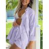 imageAUTOMET 2 Piece Sets For Women Lounge Wear Matching Two Piece Pajama Fashion Oversized Shirts And Shorts Spring Outfit 202501purple