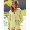 imageAUTOMET 2 Piece Sets For Women Lounge Wear Matching Two Piece Pajama Fashion Oversized Shirts And Shorts Spring Outfit 202501yellow