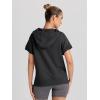 imageAUTOMET Oversized Hoodies for Women Short Sleeve Half zip Sweatshirt Fleece Loose Fit Pullover 2025 Fall Fashion OutfitsBlack