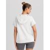 imageAUTOMET Oversized Hoodies for Women Short Sleeve Half zip Sweatshirt Fleece Loose Fit Pullover 2025 Fall Fashion OutfitsWhite