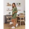 imageAUTOMET Womens 2 Piece Sets Summer Outfits 2025 Two Piece Lounge Set Matching Clothing Oversized Tshirts Biker Short FashionGreen