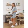 imageAUTOMET Womens 2 Piece Sets Summer Outfits 2025 Two Piece Lounge Set Matching Clothing Oversized Tshirts Biker Short FashionGrey