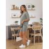 imageAUTOMET Womens 2 Piece Sets Summer Outfits 2025 Two Piece Lounge Set Matching Clothing Oversized Tshirts Biker Short FashionGreygreen