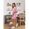 imageAUTOMET Womens 2 Piece Sets Summer Outfits 2025 Two Piece Lounge Set Matching Clothing Oversized Tshirts Biker Short FashionPink