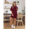 imageAUTOMET Womens 2 Piece Sets Summer Outfits 2025 Two Piece Lounge Set Matching Clothing Oversized Tshirts Biker Short FashionWinered