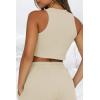 imageAUTOMET Womens 2 Piece Shorts Lounge Sets Two Piece Summer Workout Outfits Beach Vacation Trendy 2025 ClothesBeige